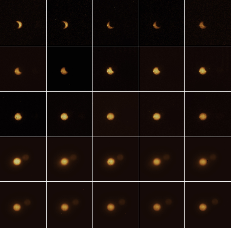 Illustration for article titled Astronomers Capture A Rare Glimpse Of Eclipsing Jovian Moons